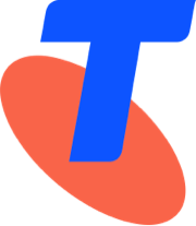 Logo of Telstra.