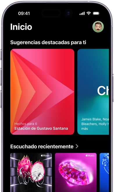 Pantalla de Playlist Playground en un iPhone, que muestra una playlist vacía que aún no se ha creado