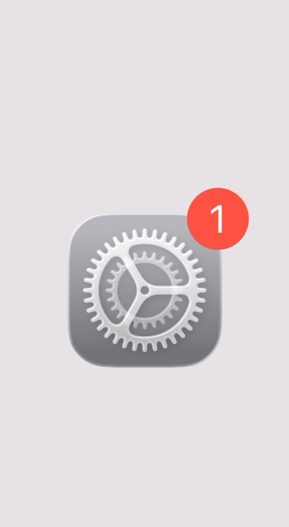 Die Mitteilung in den Systemeinstellungen weist auf ein Software-Update hin.