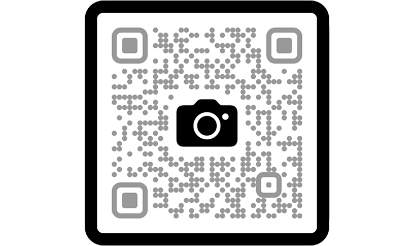 امسح رمز QR للتسوق في تطبيق Apple&nbsp;Store.‏