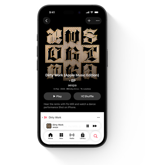 iPhone showing Apple Music UI featuring Max Richter