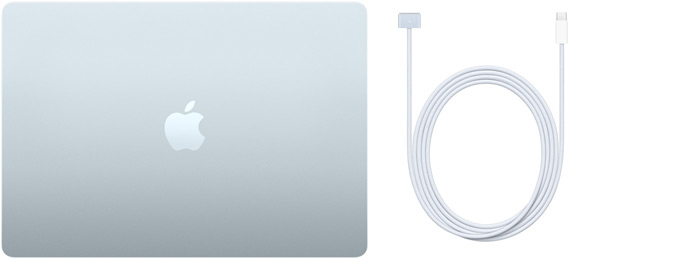 15‑palcový MacBook Air a kábel USB‑C na MagSafe 3
