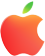 紅綠色調的 Apple 標誌