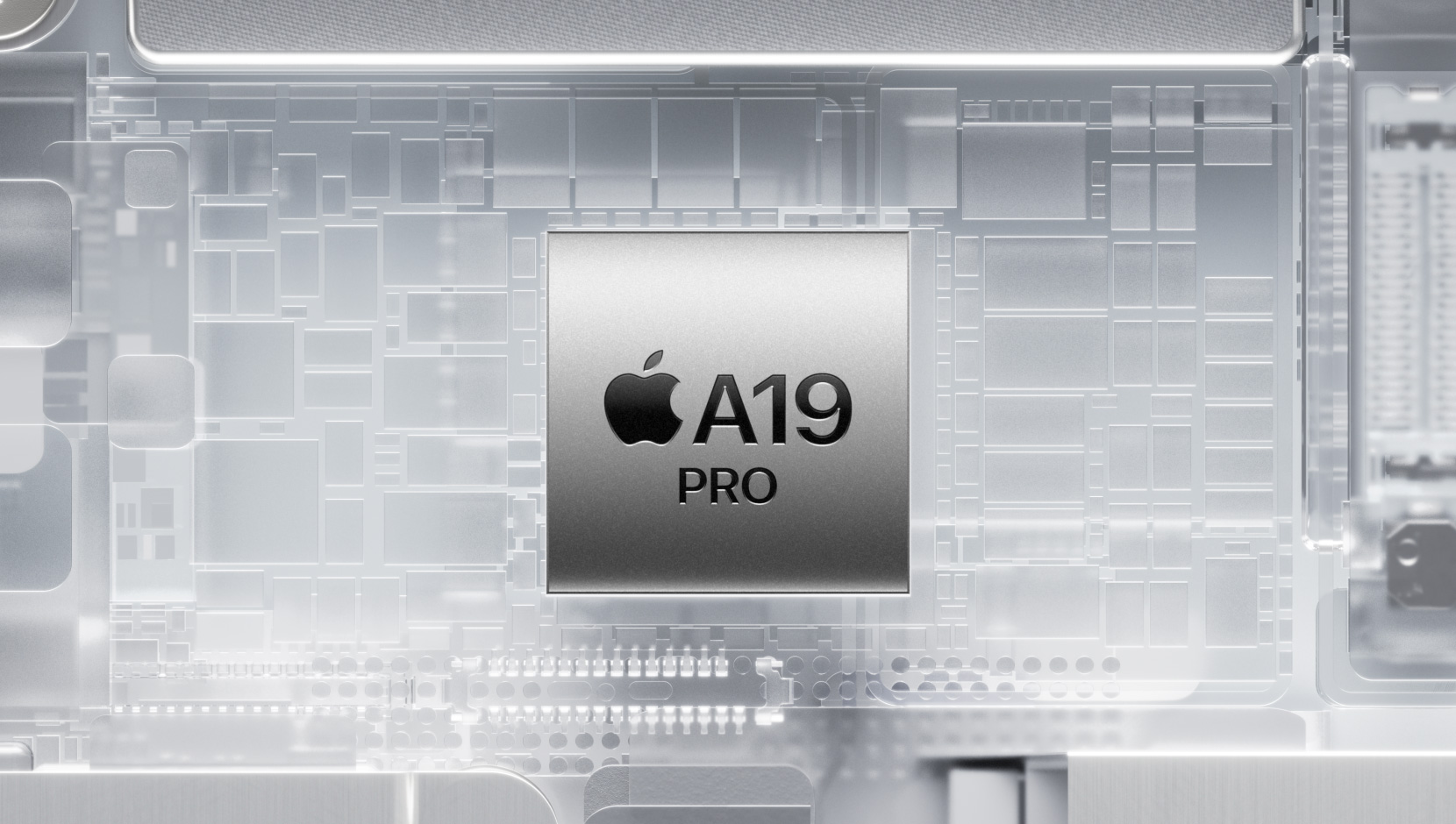 A19 Pro çip, iPhone’un parlayan iç bileşenleriyle çevrili